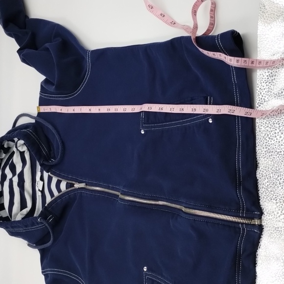 Anne Klein large and XL athletic jogger track suit navy blue 2 piece athletic - Picture 9 of 14